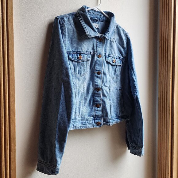 Ci Sono Light Wash Jean Jacket Size XL - Picture 4 of 16